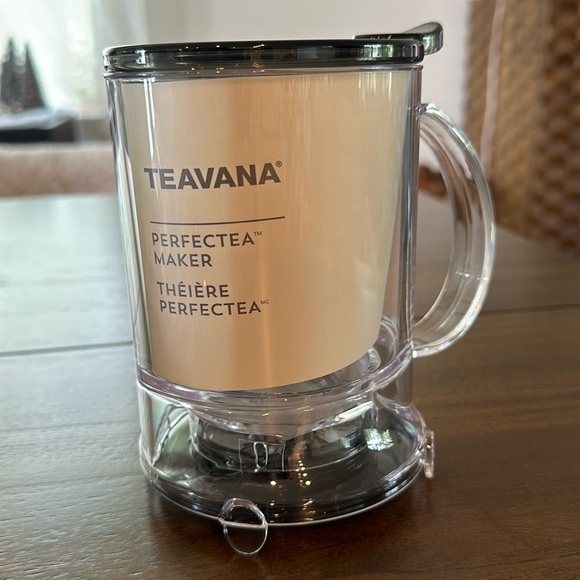 TEAVANA PERFECTEA 16 Ounce Tea Maker - Black Loose tea Strainer Kettle NEW NiB - Picture 9 of 17